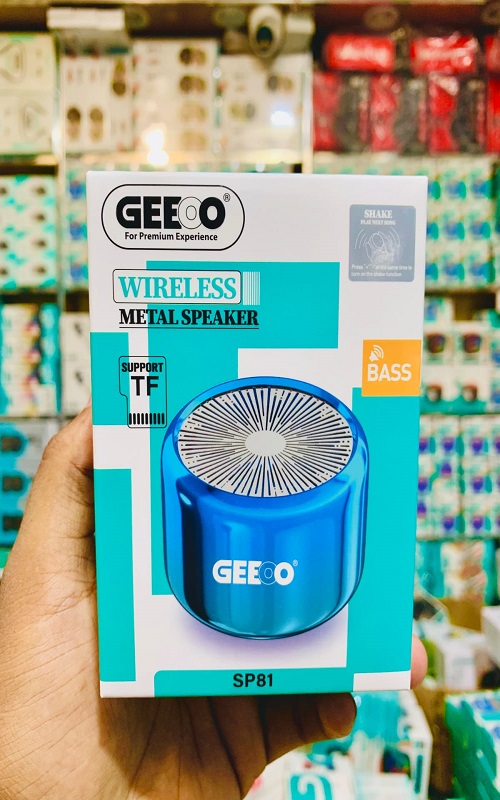 GEEOO Model DC82 Wireless Metal Speaker