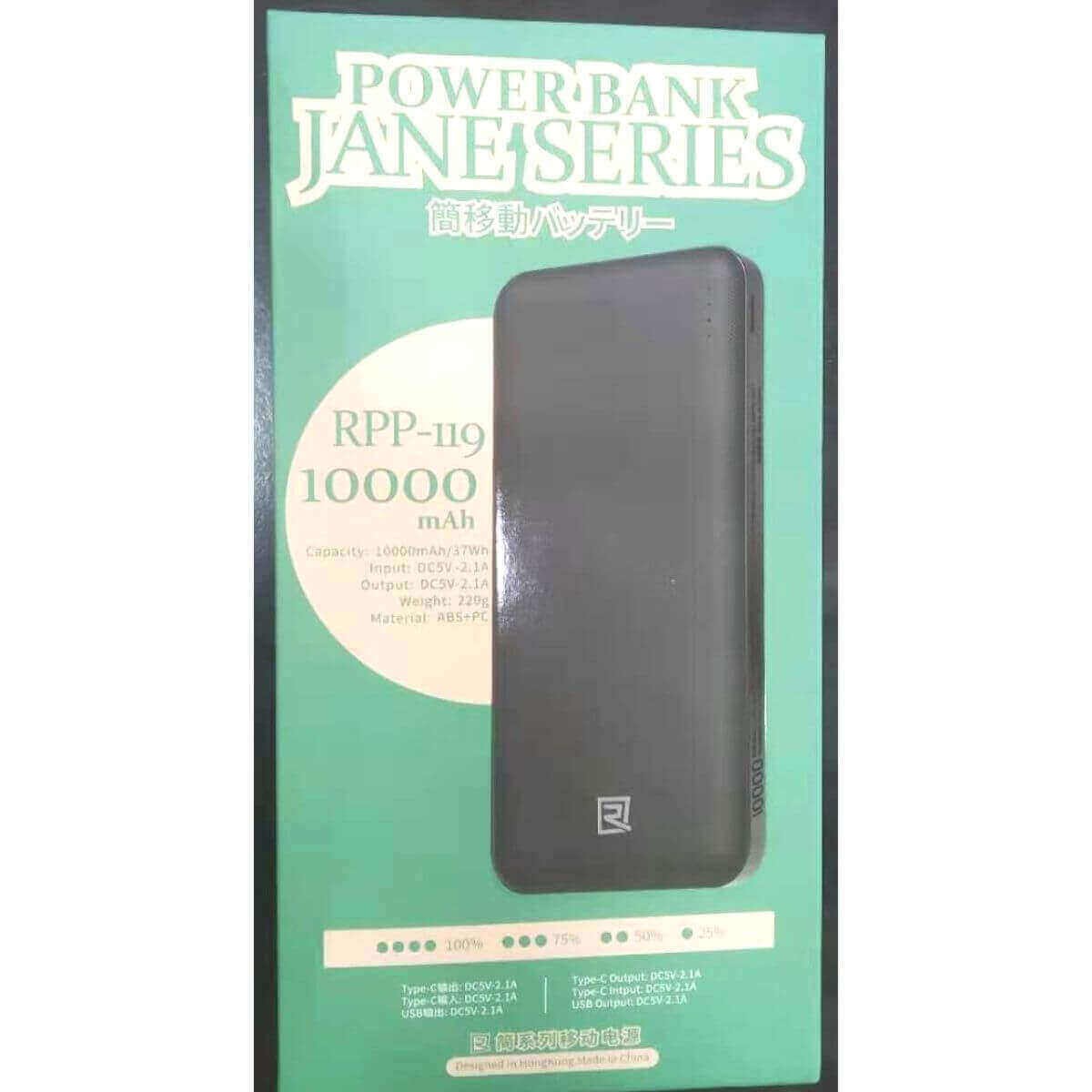 Jane Series Remax Original PowerBank 10000MAH RPP-...... BD