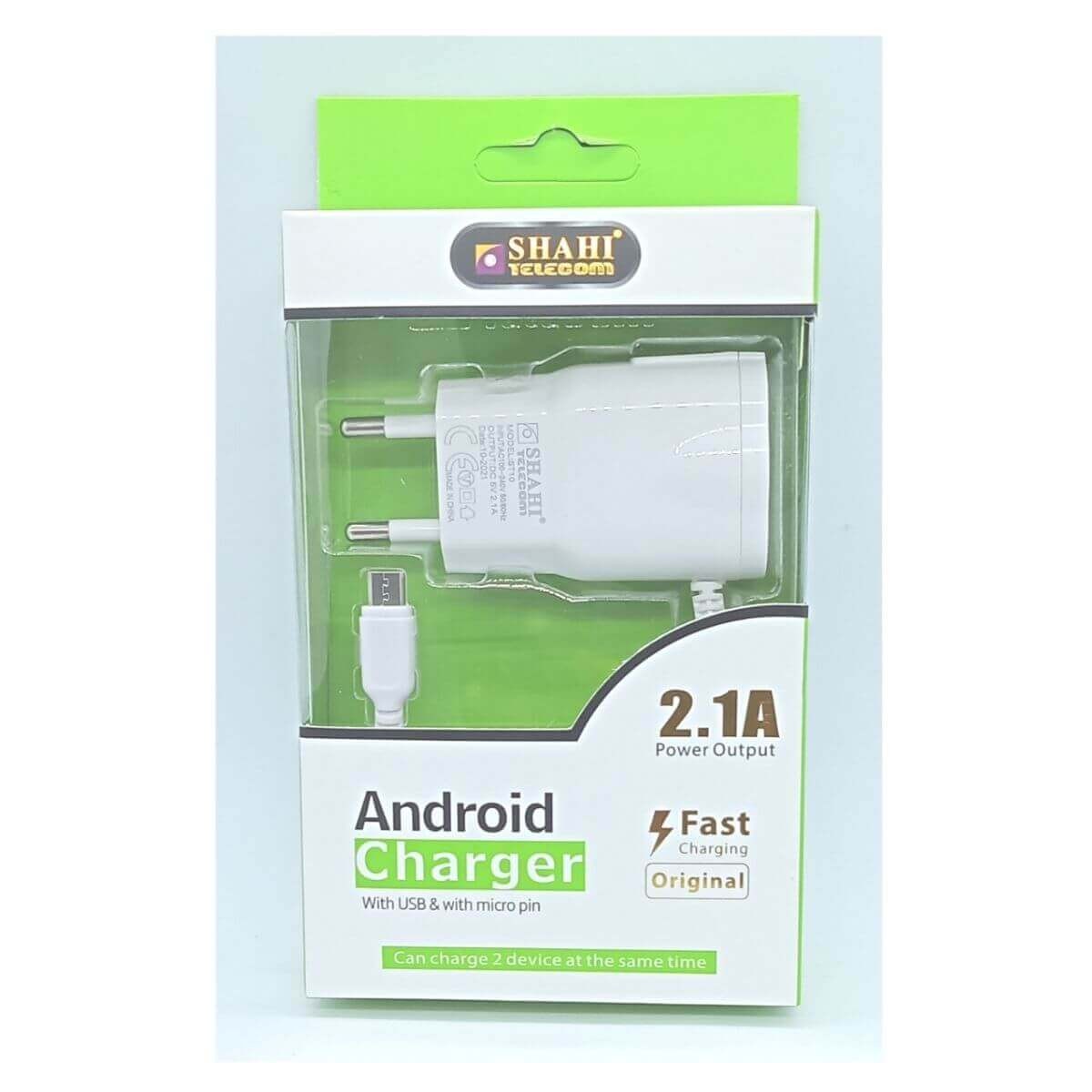 Shahi 2.1A Micro Android Fast Charger ST10 BD
