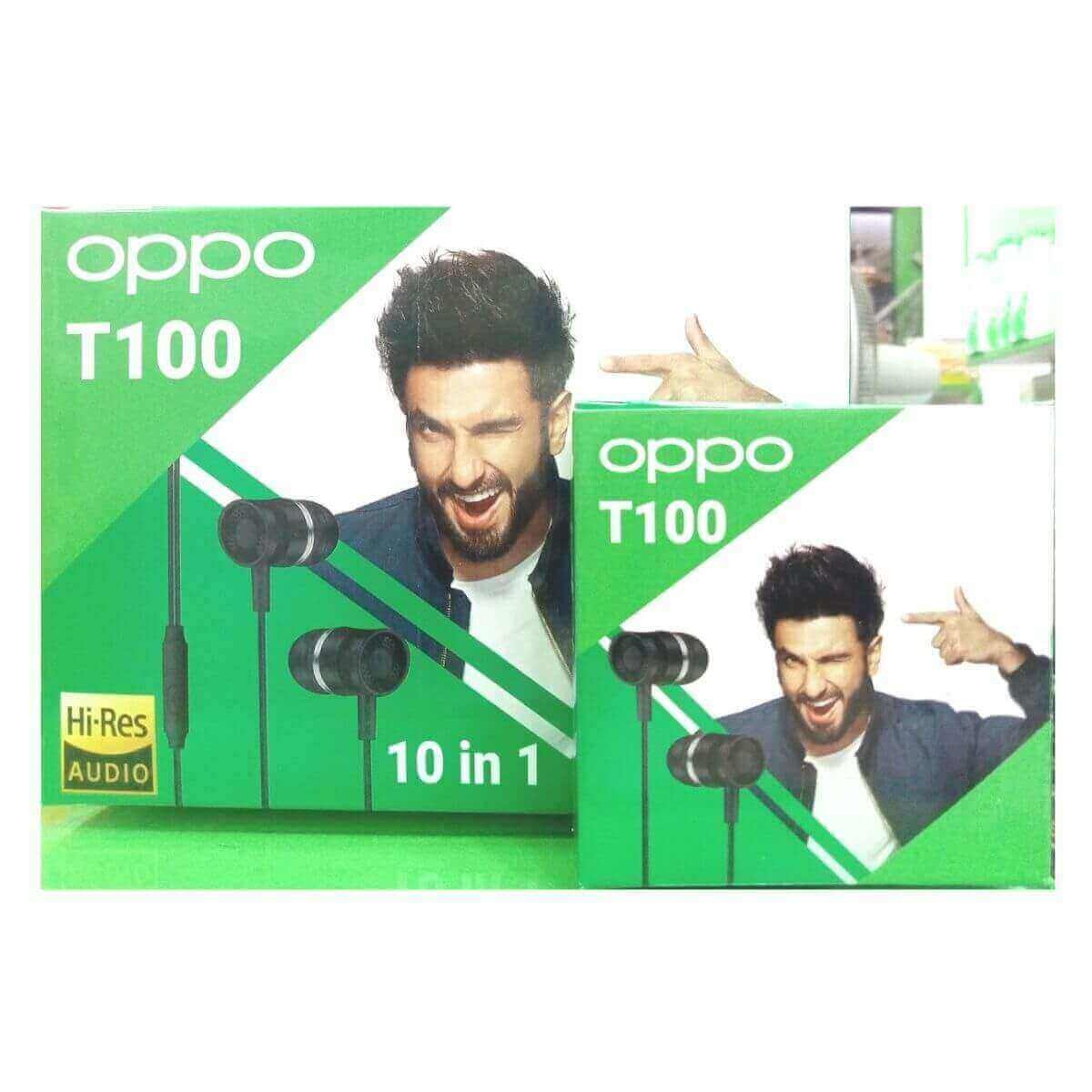 Oppo T100 10 In 1 Box Earphone {Per Pcs} Bd