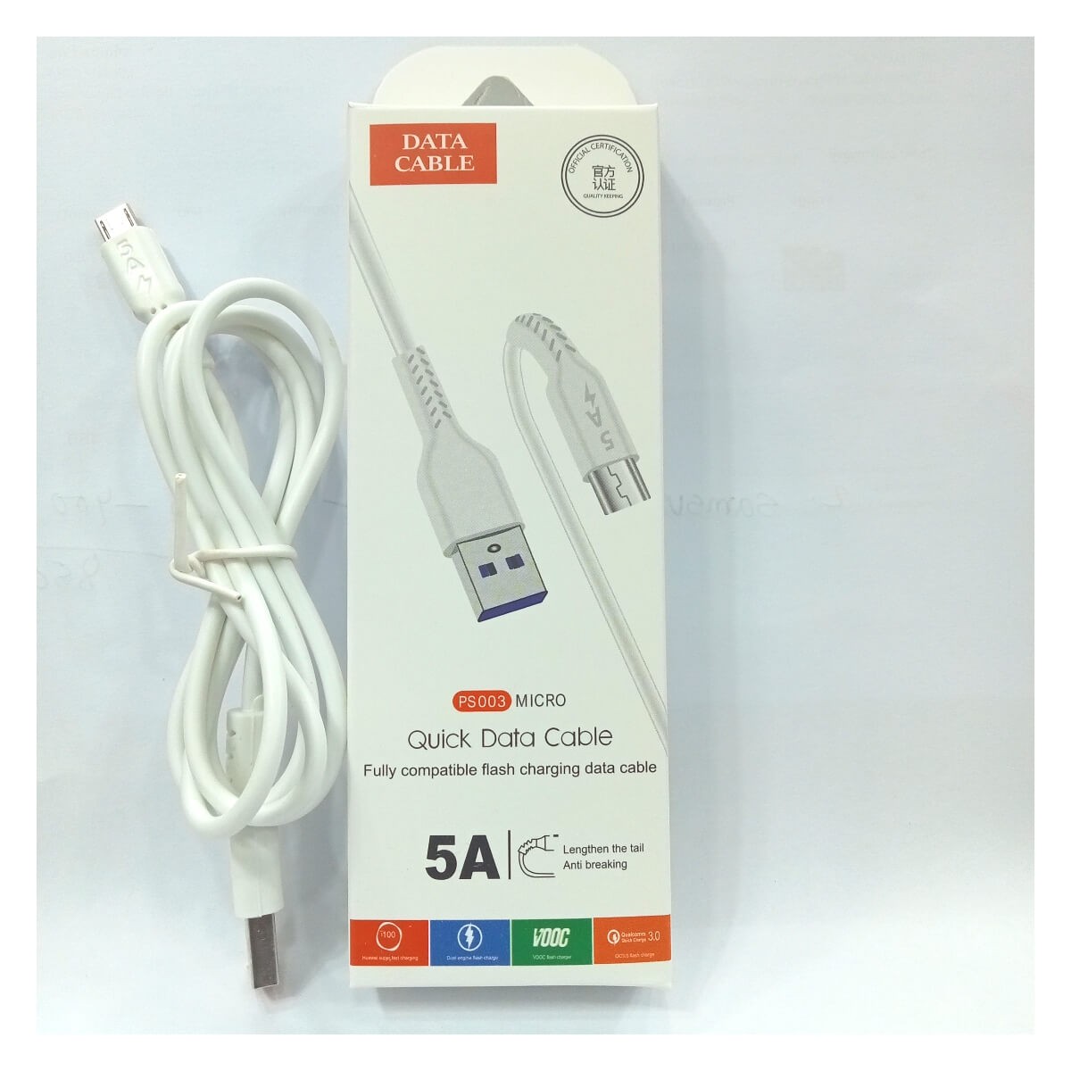 5A Lite Fast Charging USB Cable Micro BD