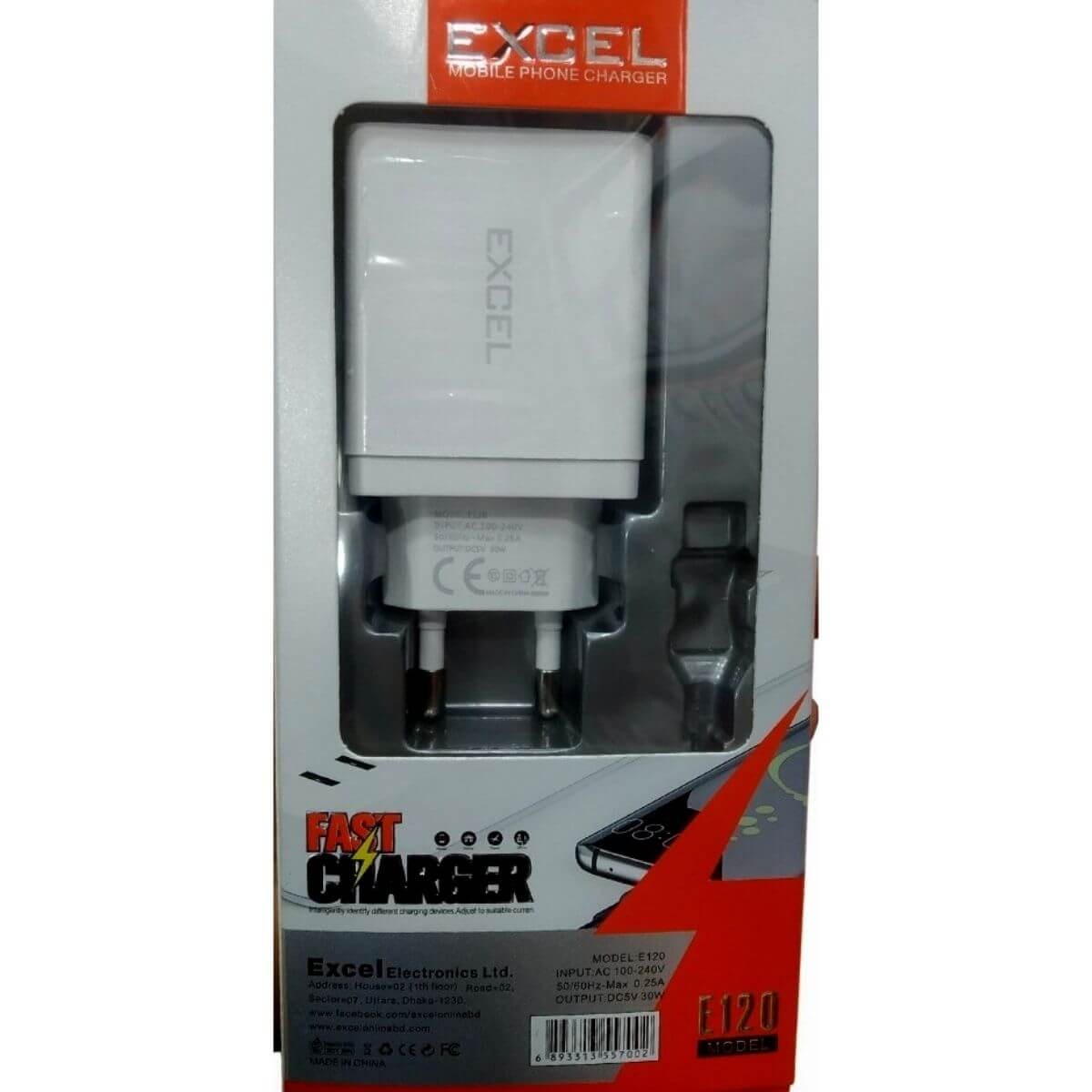 Excel Charger E120 30W Type-c BD