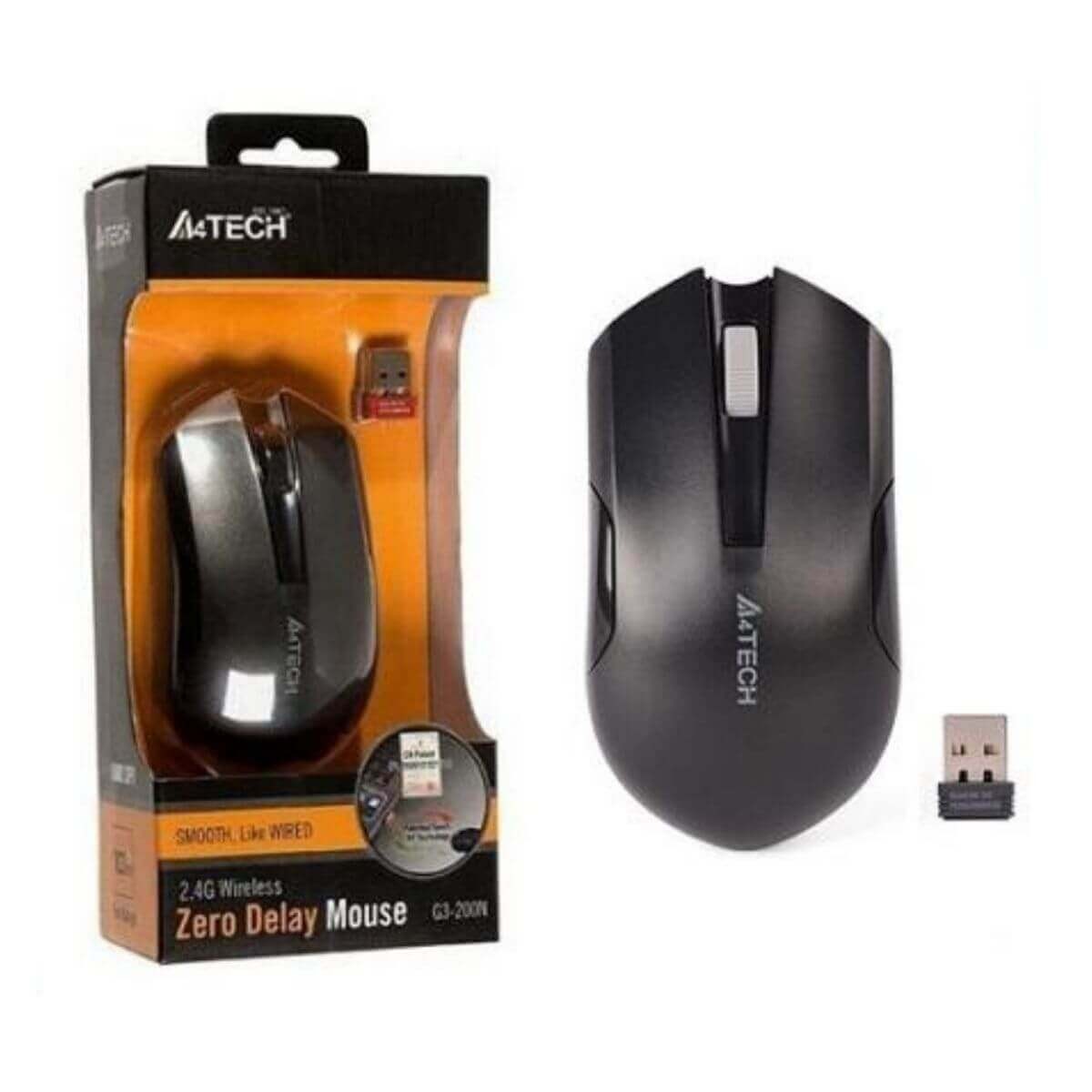 A4tech {Original} Wireless Mouse G3-200N BD