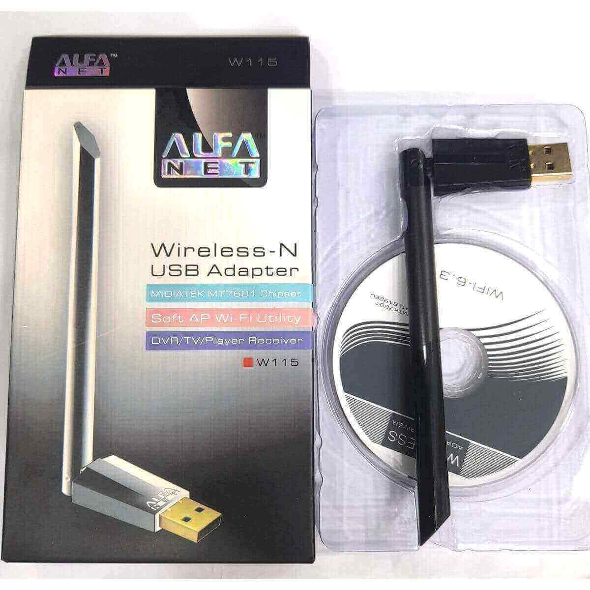 ALFHA Net Wireless-N Usb Adapter W115 Wifi Connect......BD