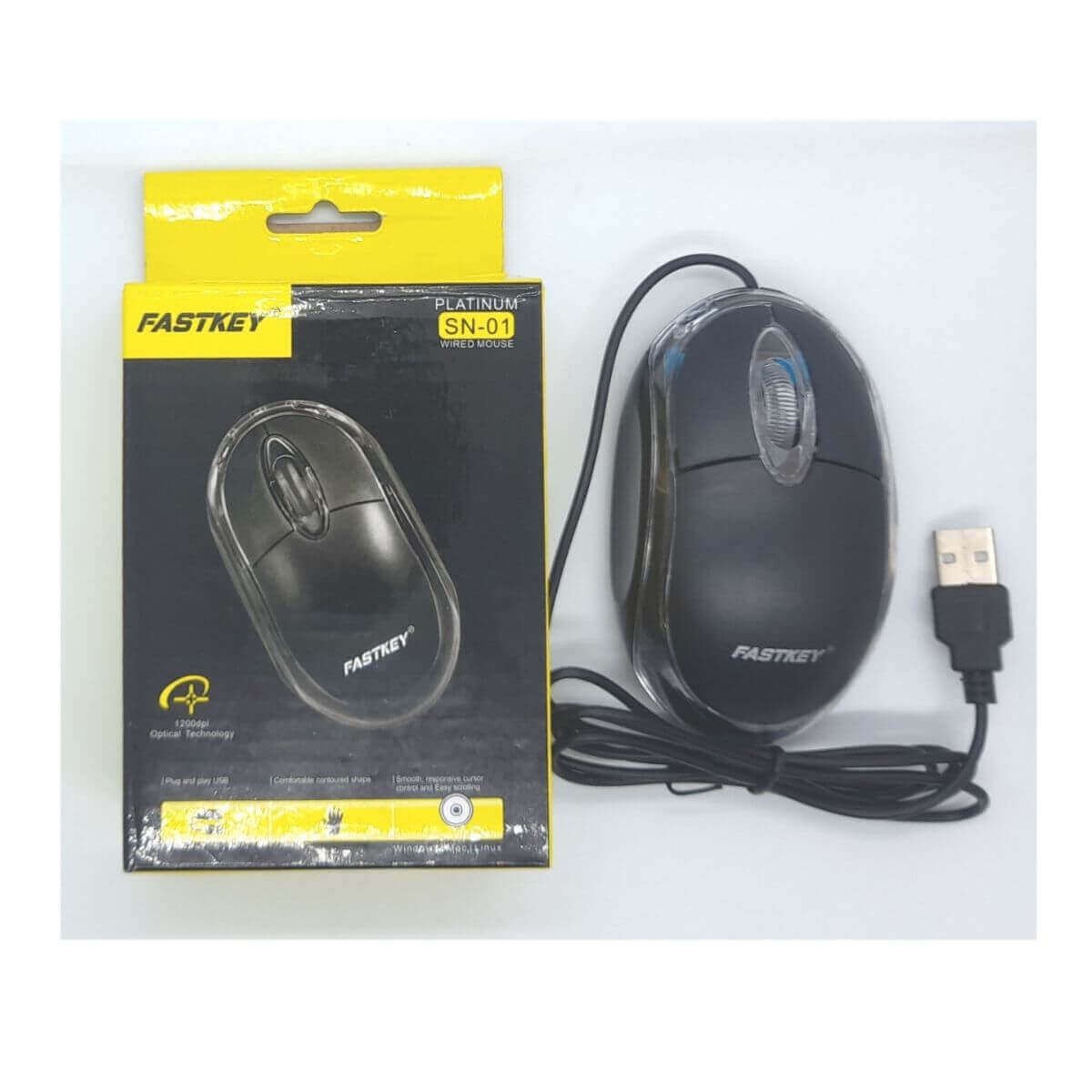 FastKey Standard Quality Wired Mouse BD