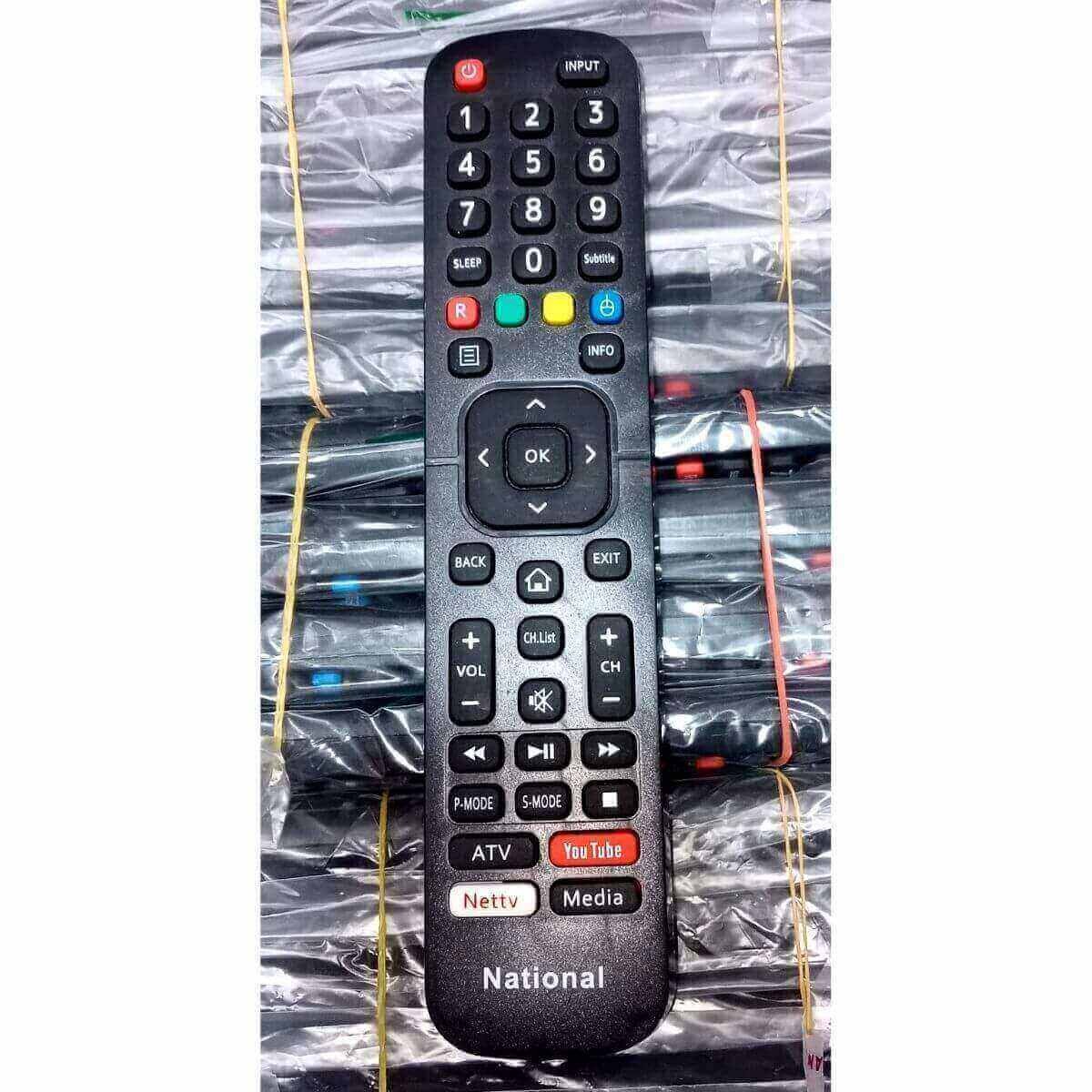 National All Master LCD LED TV Remote {Hafeza} BD