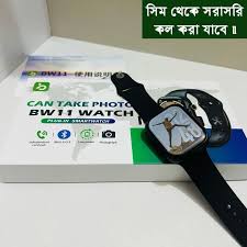 BW11 Smartwatch 4G Direct Sim Calling, Pop Up Camera, Bluetooth Calling, HD Display Smart Watch Full Touch Screen And Wireless Charging Smartwatch