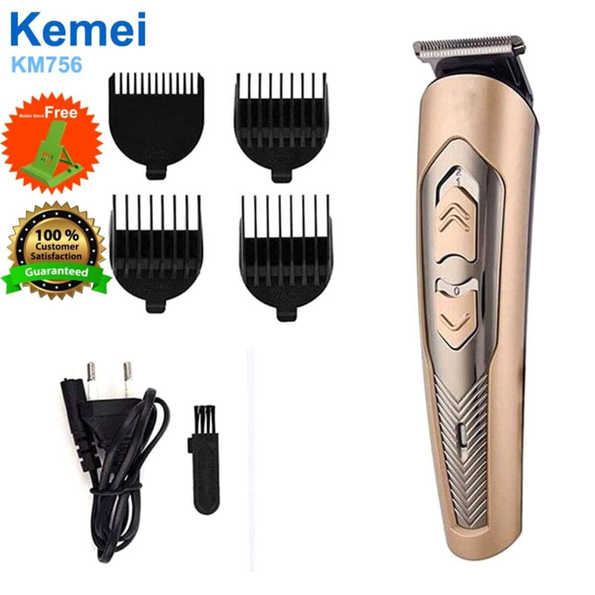 Kemei KM756 Electric Barber Full Metal Housing Pro...... Bd