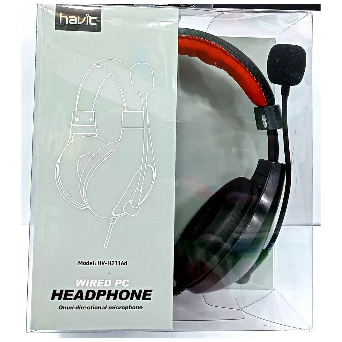 Havit HV-H2116d Wired PC Headphone {poly} BD