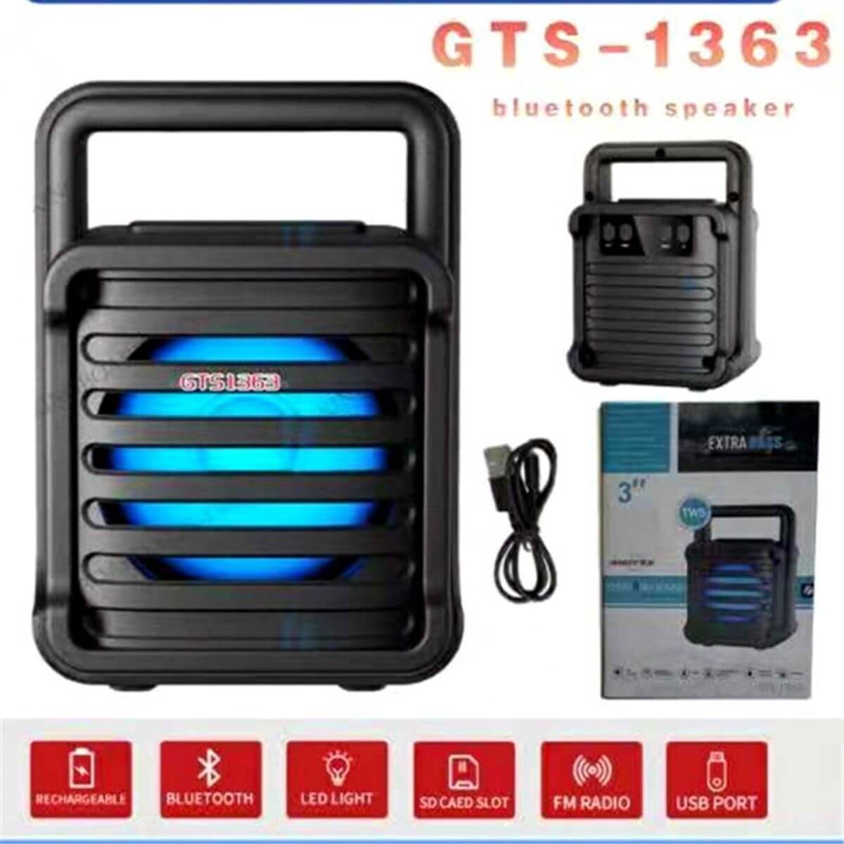 GTS 1363 Bluetooth Speaker 3BD