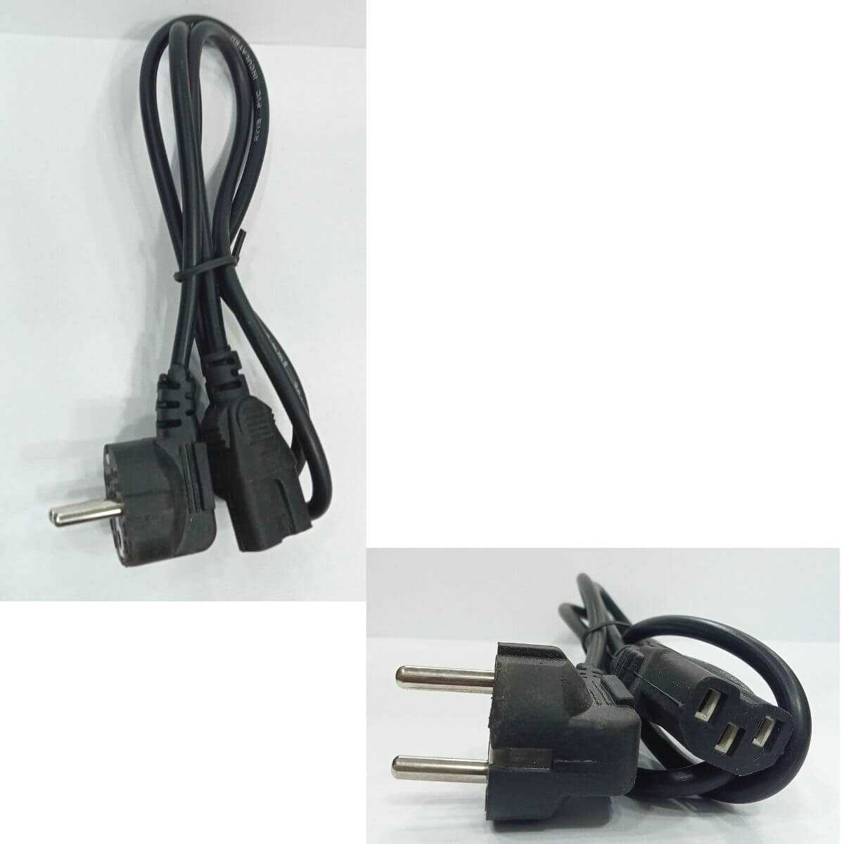 Desktop Charger Power Cable 2Pin Plug {Poly} BD