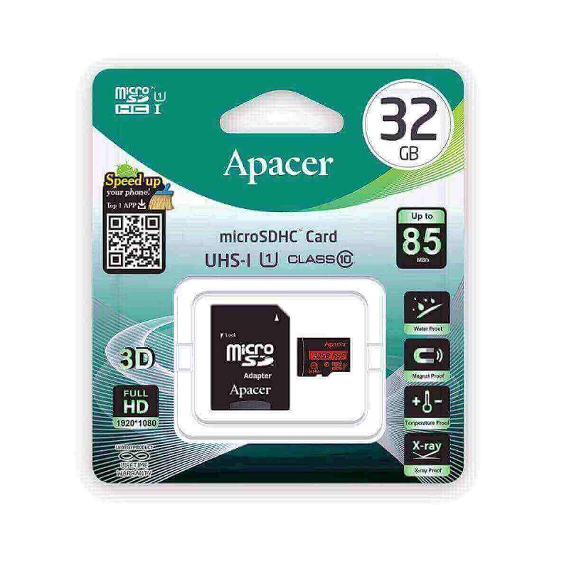 Apacer 32GB Memory Card Original Class 10 Bd