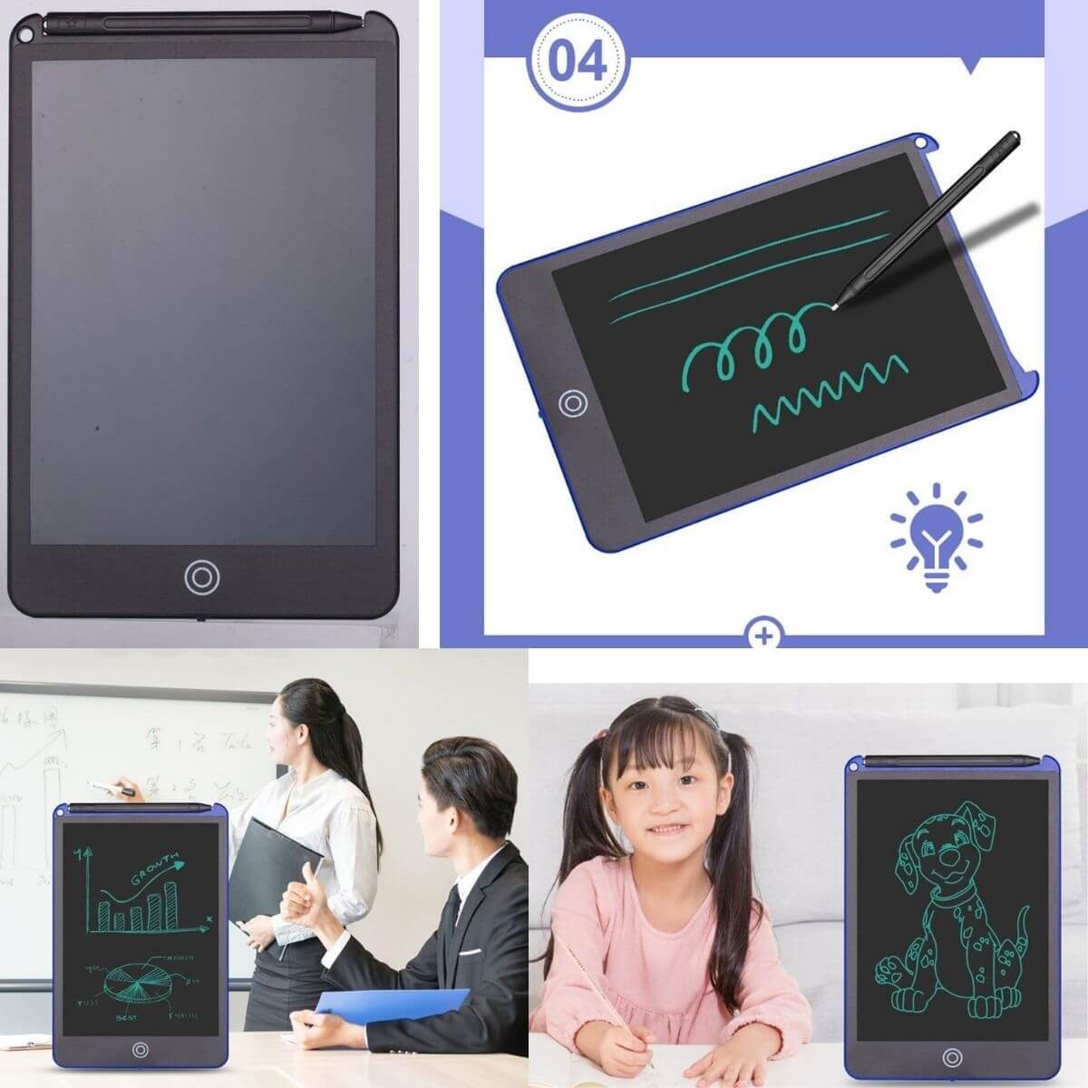 Kids 8.5 Inches Digital Writing Board LCD Baby Tab...... BD