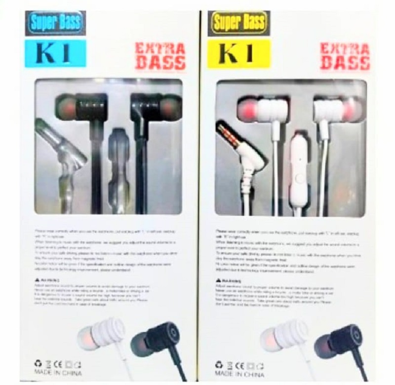 Super Bass K1 Extra Bass Earphone