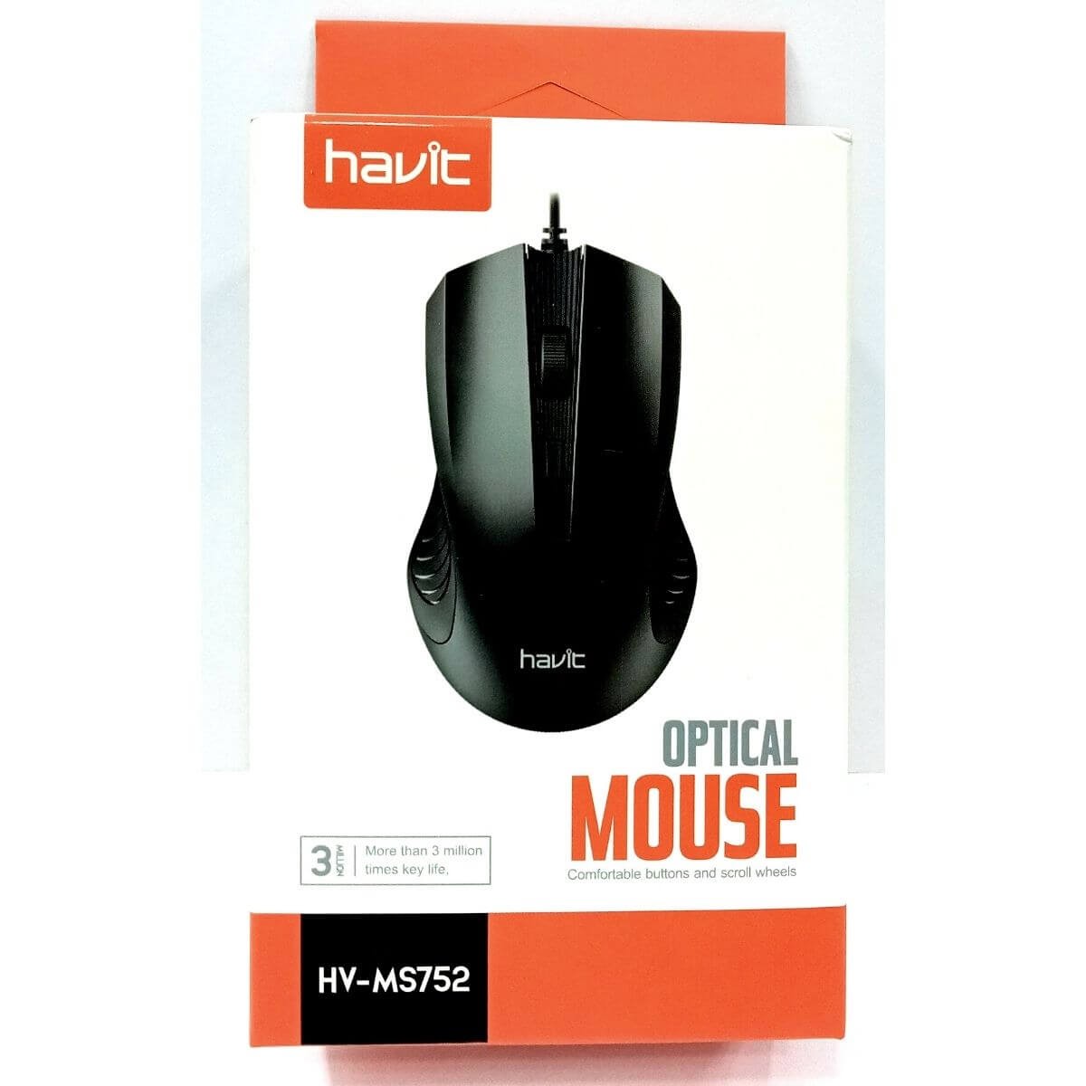Havit HV-MS752 Optical Wired Mouse {poly} BD