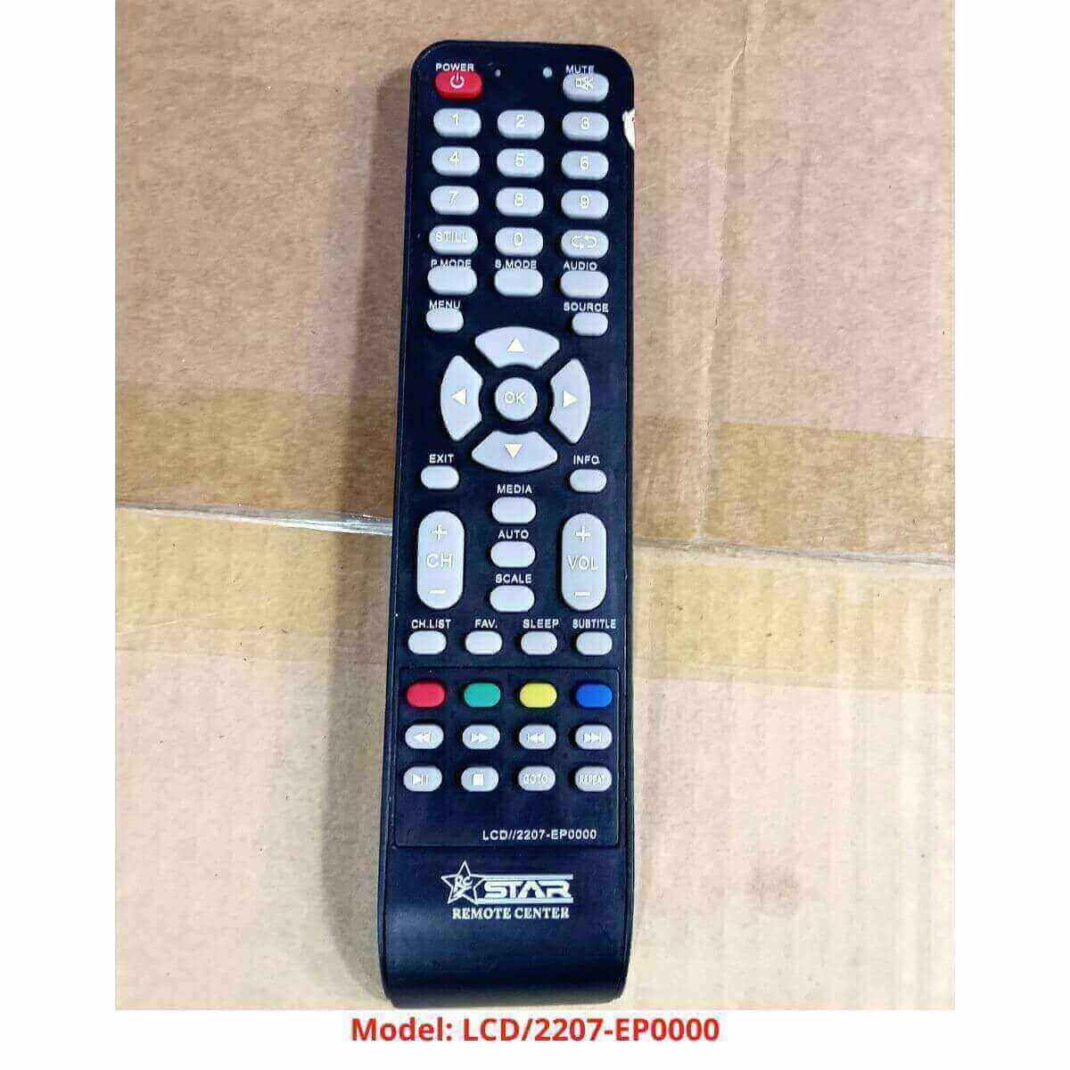 COMMON LCD LED TV REMOTE STAR 2207-EP0000 BD