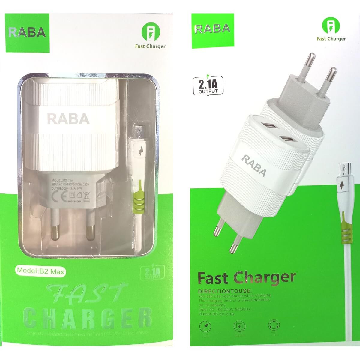 Raba B2 Max Type-C Fast Charger BD
