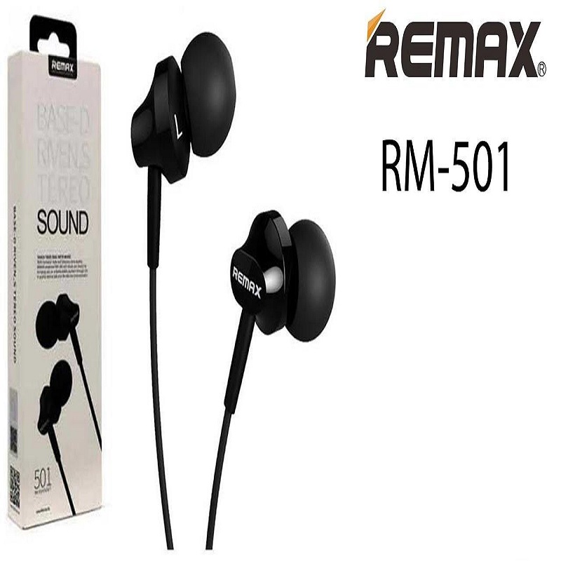 Remax RM501 Copy Earphone Black & White