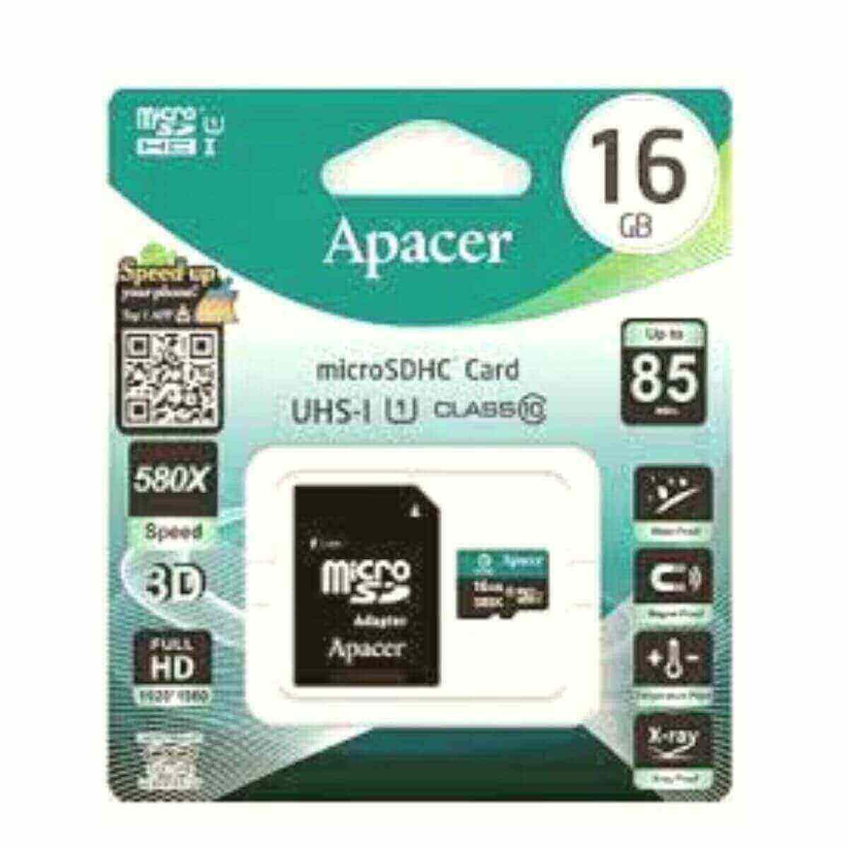 Apacer 16GB Memory Card Original Class 10