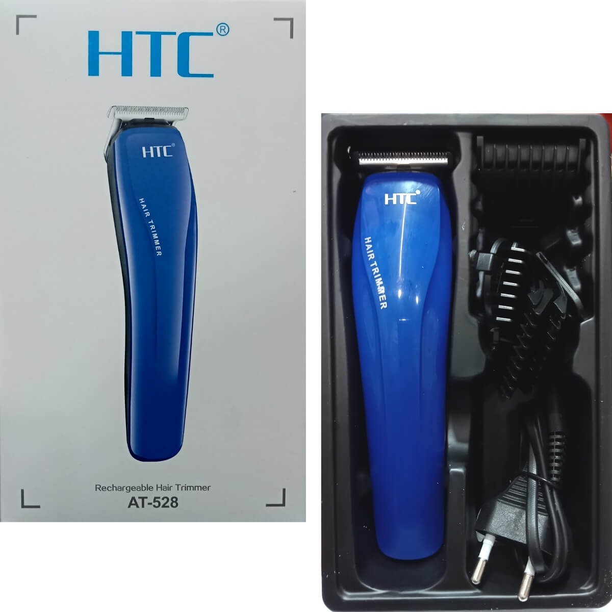 HTC AT 528 Rechargeable Hair Cutter Trimmer Bd