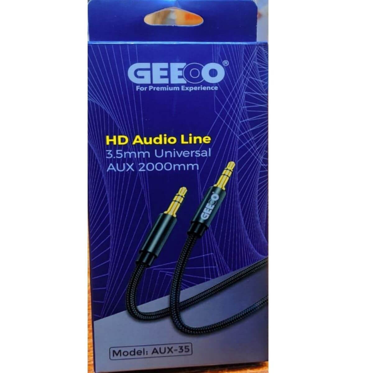 Geeoo AUX35 HD Audio Line 3.5mm 2 Meter Aux Cable BD