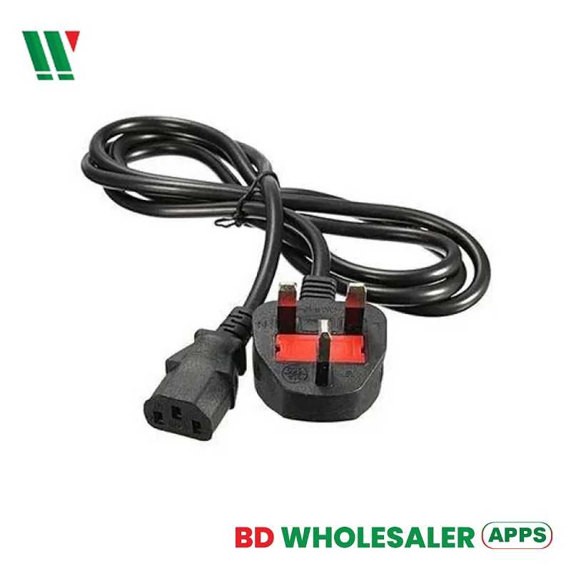 Desktop Charger Power Cable 3Pin Plug BD.
