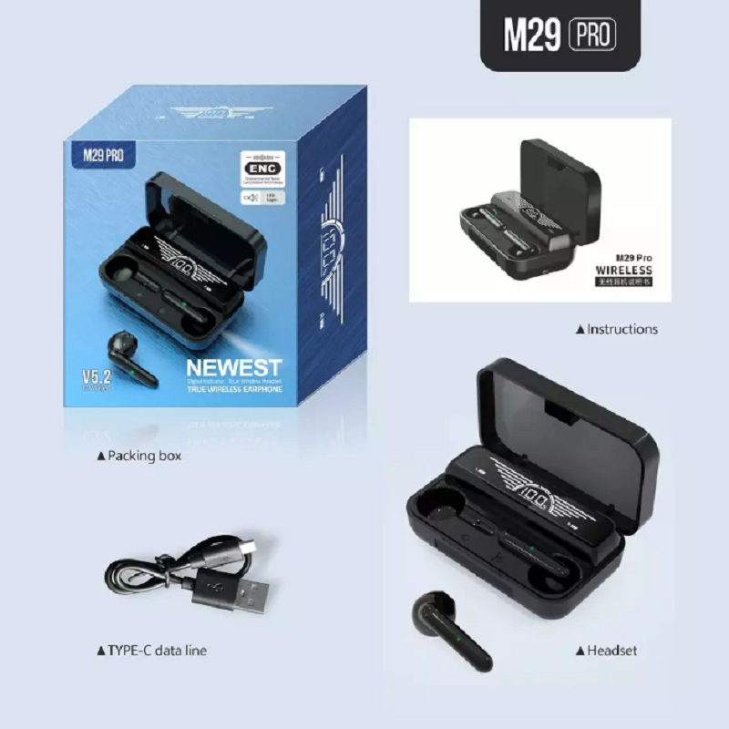 M29 Pro Bluetooth Earbud TWS (iphone Head) Bd