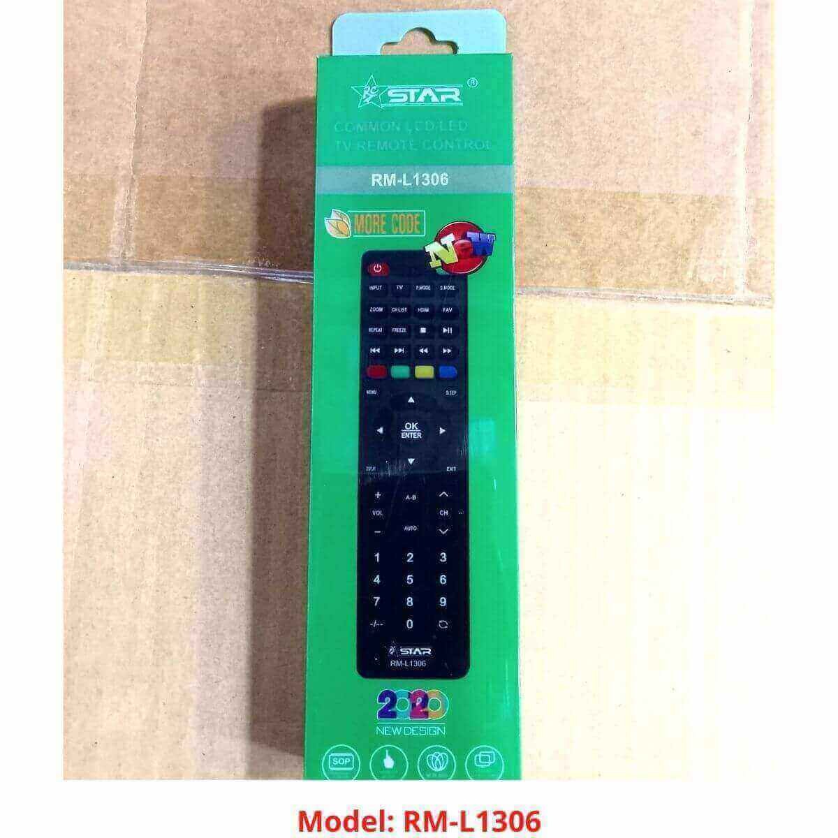COMMON LCD LED TV REMOTE STAR RM-L1306 BD