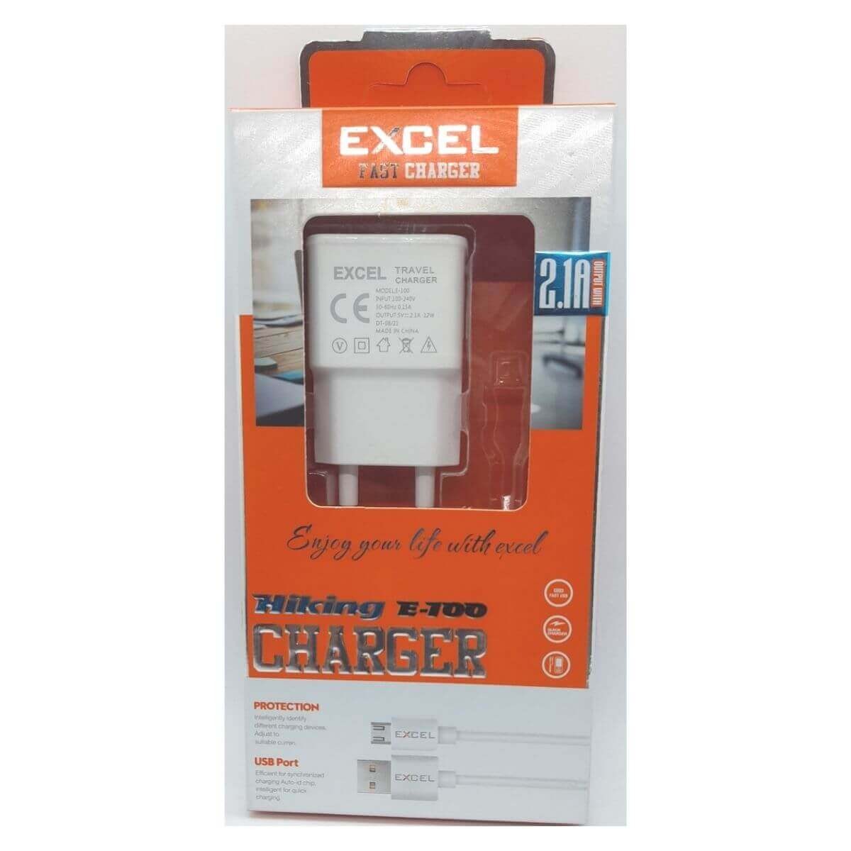 Excel 2.1A E100 Micro Fast Charger BD