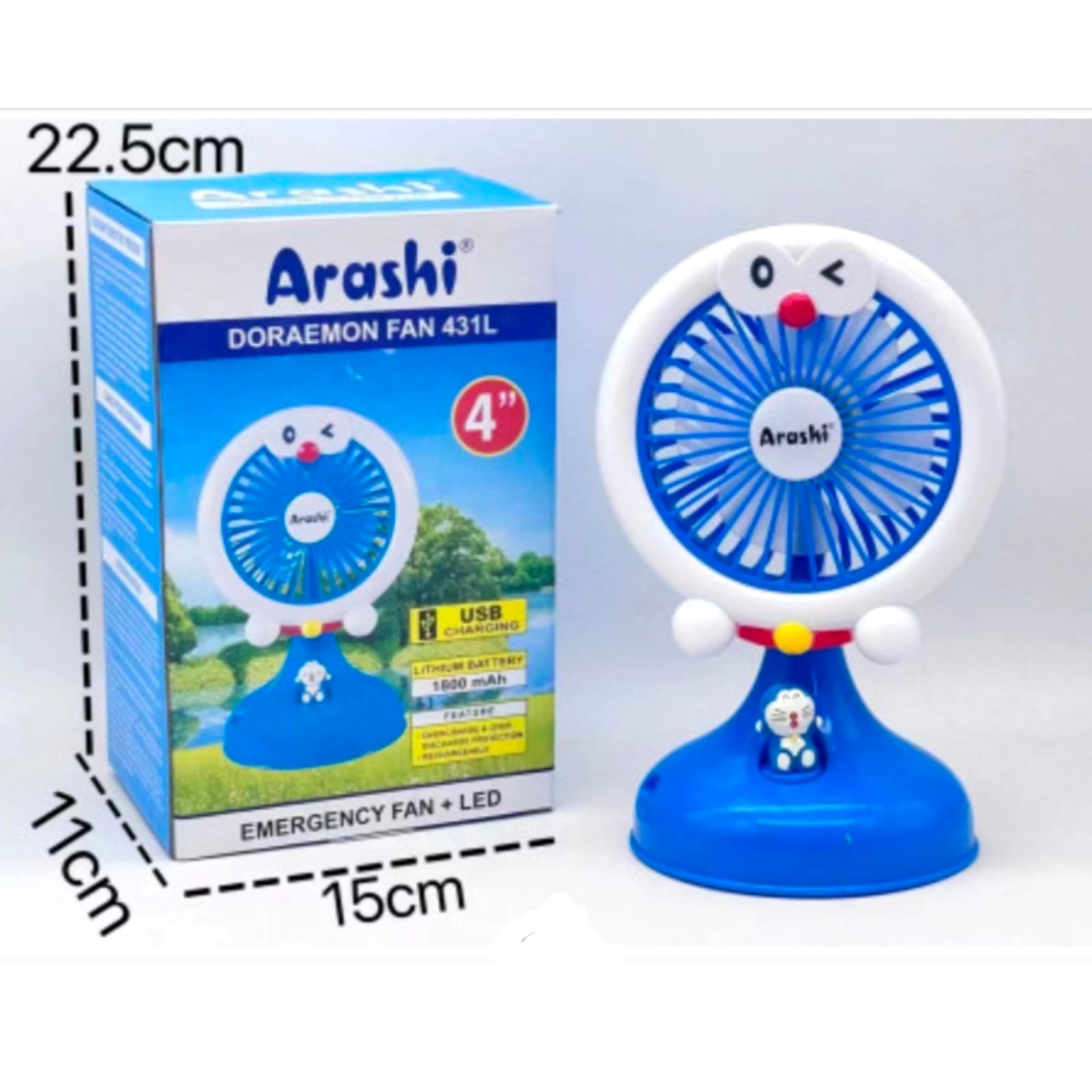 Arashi 3"432l Doreman AC DC Fan