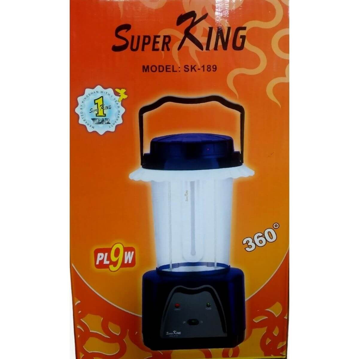 Super King Sk-189 Rechargeable Tube Light BD