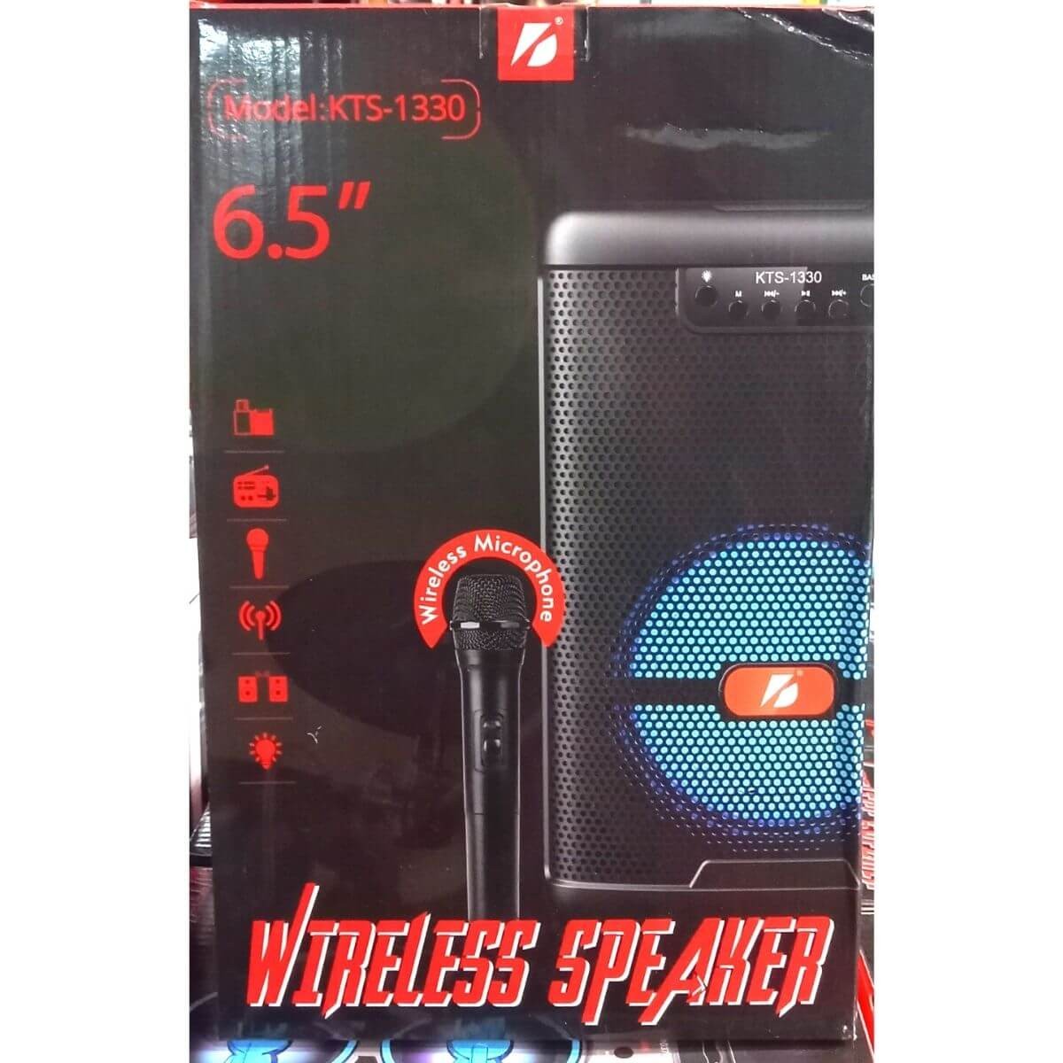 KTS 1330 6.5 Inchi Extra Bass Wireless Speaker BD