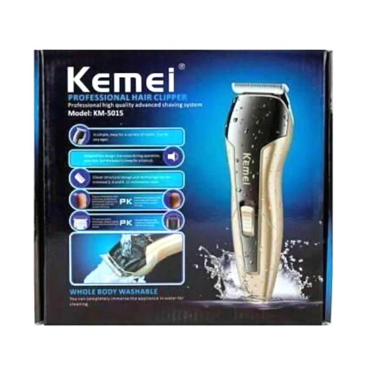 Kemei KM5015 Waterproof Professional Hair Clipper...... BD